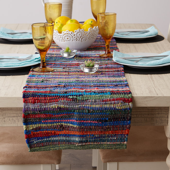 World Menagerie Aelia Rag Table Runner & Reviews Wayfair